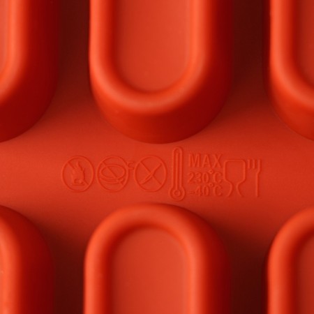 The baking uniform “Sweets. Excler”, silicone, 29 × 17 × 2 cm (5.8 × 2.3 × 2 cm), 20 cells, chocolate color-5