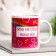 Mug with sublimation "dear" cat, 320 ml