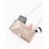 Clamp bag on the farmar, beige color