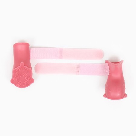 Dog boots, rubber, set 4 pcs, size m, pink-3
