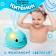 Kit bath fountain, light effects, works on batteries, mixtures