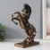 Souvenir Polystone "Stallion on the Hids" copper 25x9.7x29.9 cm