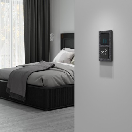 Thermoregulator for warm floor W1151208, Wi-Fi, sensory, black-7