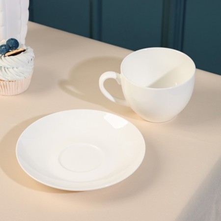 Porcelain Tea couple Barista, 200 ml, white-1