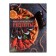 A book for recording culinary recipes A5, 80 sheets on the rings "Seafood", solid cover, colored separators, an offset unit