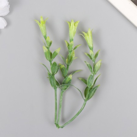 Artificial plant for creativity "Hippeastium" set of 6 pcs light green 11 cm-1