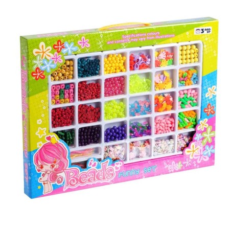 A set of beads, 28 types of beads-11