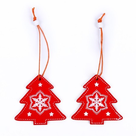 Set of pendants "Christmas trees", 2 pcs.-1