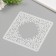 Plastic stencil "openwork circle" 15x15 cm