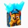 Gift package with packaging paper with silence, 22x22x12 cm, puppy patrol