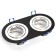 Introductive Lamp Feron DL2812, IP20, G5.3, 50 W, 175x92x25 mm, Black/Chrome color