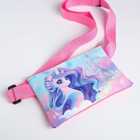 Gift set for the girl "Magic Unicorn", bag, sticker, questionnaire, bracelet-2