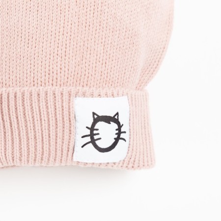 Children's hat, powder color, size 46-50-2