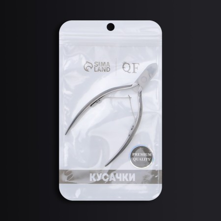 Manicure nippers for the cutter "Premium", double spring, 11.5 cm, blade length - 8 mm, silver color-8
