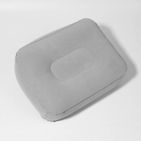 Inflatable pillow, 37 × 28 × 15 cm, blue/gray color-3