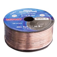 Acoustic cable Rexant Blueline, 2 x 0.25 mm², transparent, bay 100 m