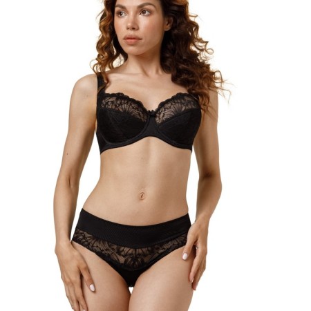 Lengy bra, size 80f, black color