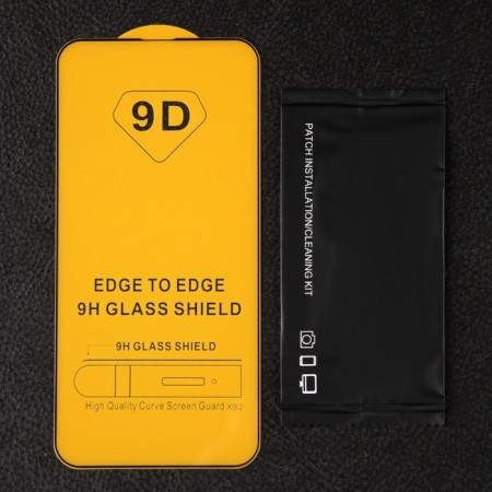 Protective glass for the iPhone 13 Pro Max/14 Plus, 9h, 0.33 mm, black frame-1