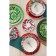 Plate porcelain dessert shade Askım, d = 20.5 cm, green color