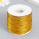Lurers cord 1 mm x 100 m gold