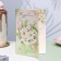 Postcard "Congratulations!" glitter, congruen, green background, 12.5x19.4 cm