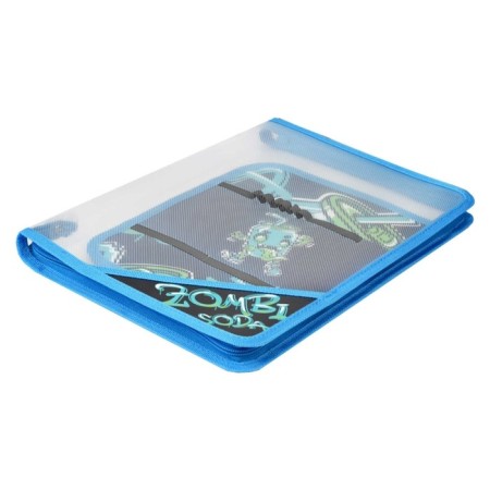 Labor folder A4, 328 x 228 x 25 mm, lightning around, folding bar, plastic, phoenix "zombie bank"-3