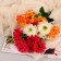 Bouquet "Indian chrysanthemum" d- 8 cm 32 cm, 6 flowers, mix