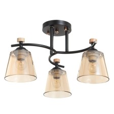 Alatea chandelier 3he27 40w Black 50x50x27 cm Bayerlux