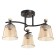 Alatea chandelier 3he27 40w Black 50x50x27 cm Bayerlux