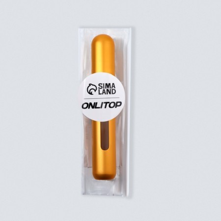 Perfume atomizer, with a spray, 10 ml, golden color-5