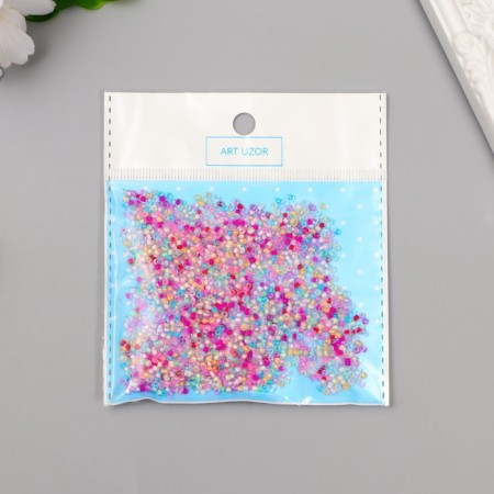 Round size 12/0 "Transparent with a colored middle" 20 g-2