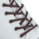 Shoes for shoes are round, d = 4mm, 90cm, brown color