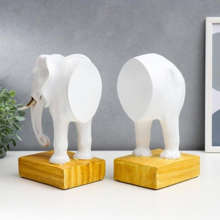 Book holder "White Elephant" set of 2 pcs 35x11x25 cm-2