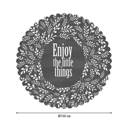 The tablecloth “Happiness in the little things”, round, Saten, d = 150 cm-1