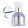 Wall lamp EVOLUCE. Sle1045-101-01. Vento. 1x40 W, E14, 11x19 cm, color chromium