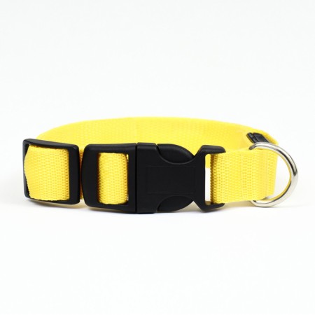 Collar with backlight double strip size l, Osh 45-52 x 2.5 cm 3 flame mode yellow-2