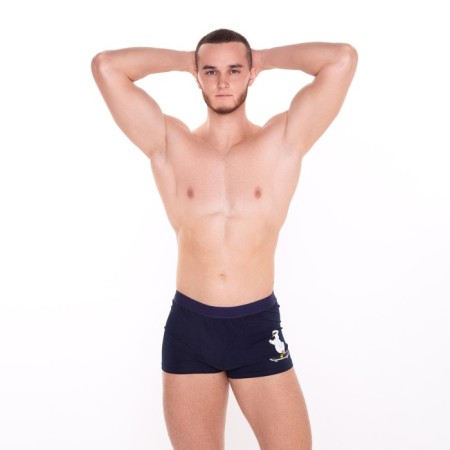 Panties men's boxers "goose", dark blue color, size 46-2