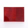 Textura passport cover, red color