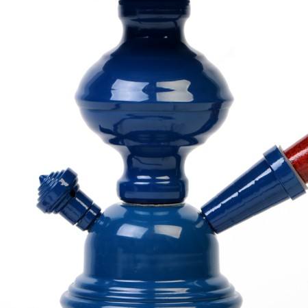 Hookah "tunch", 25 cm, 1 pipe, blue-2