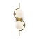 Wall lamp 25W, 2xg9, 49x16 cm, brass