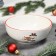 Saladnik Dolyana "Snowman with animals", 580 ml, D = 15 cm, white color