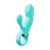 Willy Eromantica double stimulation vibrator, 12 cm, silicone, mint color
