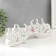 Souvenir Ceramics "Seven Elephants on the Wave" White 13x33.7x7.5 cm