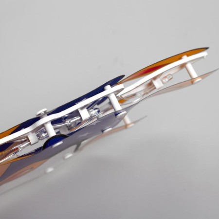 LED figure "Candles" 23 × 43 cm, plastic, 220 V, glow of multi (RG/RB)-3