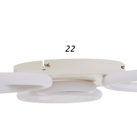 Luer with PDU 2040/4 LED 128W white 61x57x7 cm Bayerlux-8