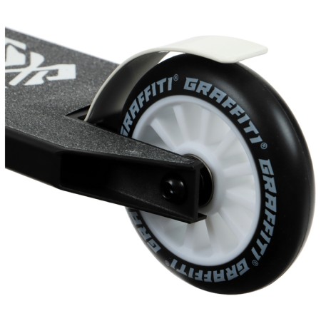 Graffiti Clever 24 tricks scooter, Pu Pu 100 mm, threaded compression, ABEC 9 Chrome, black color-3