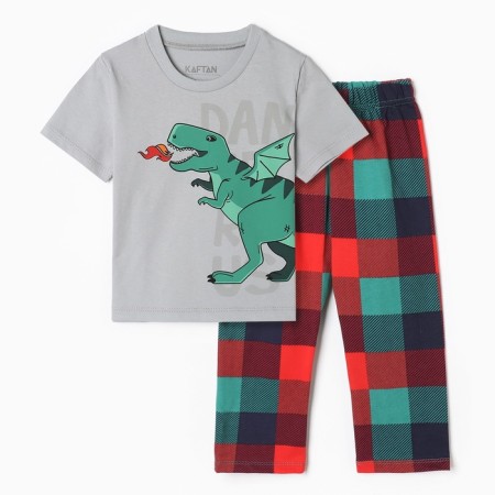 Pajama Children's Kaftan "Dragon", p. 34 (122-128 cm)-3