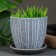 Flower Pot "Metro" Gray Beton, 0.7 liters
