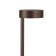 Street lamp Mantra Nagano, Led, 740lm, 3000k, 835 mm, brown color