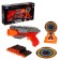 Blaster "Rotor", shoots with soft bullets, complete with a target, the color of a mix
